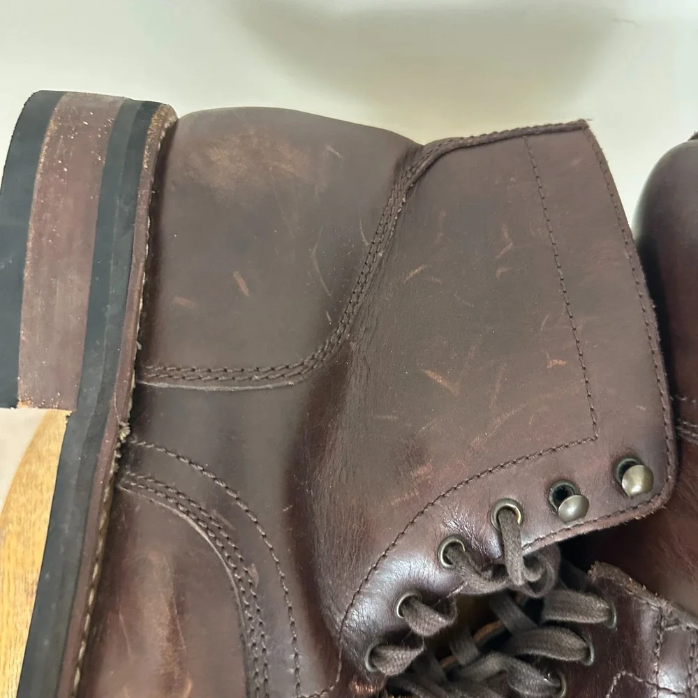 Thursday Boot Company Everyday Mens US 11.5 Captain Boots Brown Leather Ankle